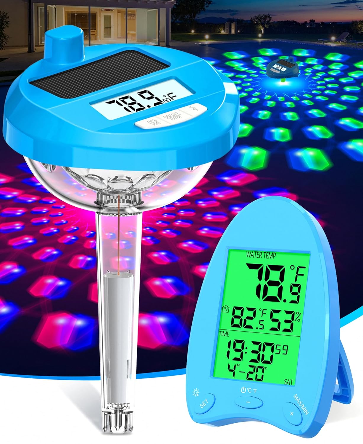 Solar Wireless Pool Thermometer